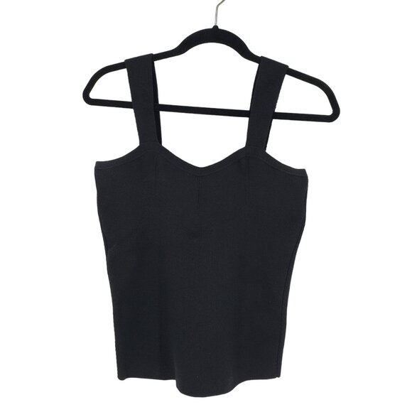 G. Label by Goop Bernadette Sweetheart Bustier Sweater Tank Top Quiet Luxury - Picture 1 of 11